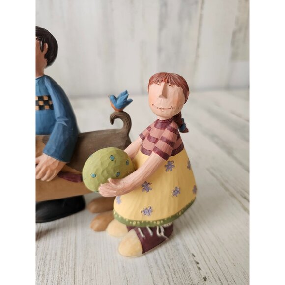 Williraye nothing but blue skies dog kids kite 7878 vintage statue figurine - Picture 2 of 10